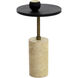Saldo 22 X 14.25 inch Black / Natural Outdoor End Table